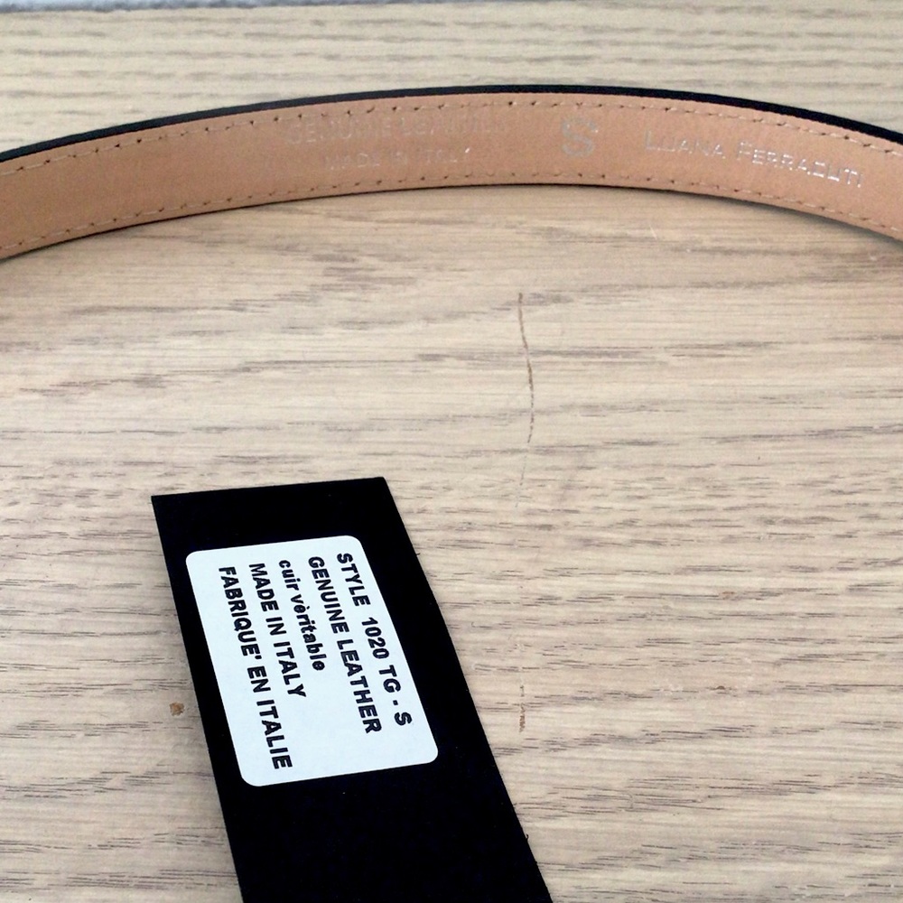 LUANA FERRACUTI Python Print Belt - Picture 2 of 4